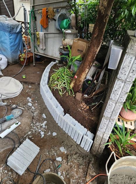 玄関前コンクリート打ち直し 施工画像8