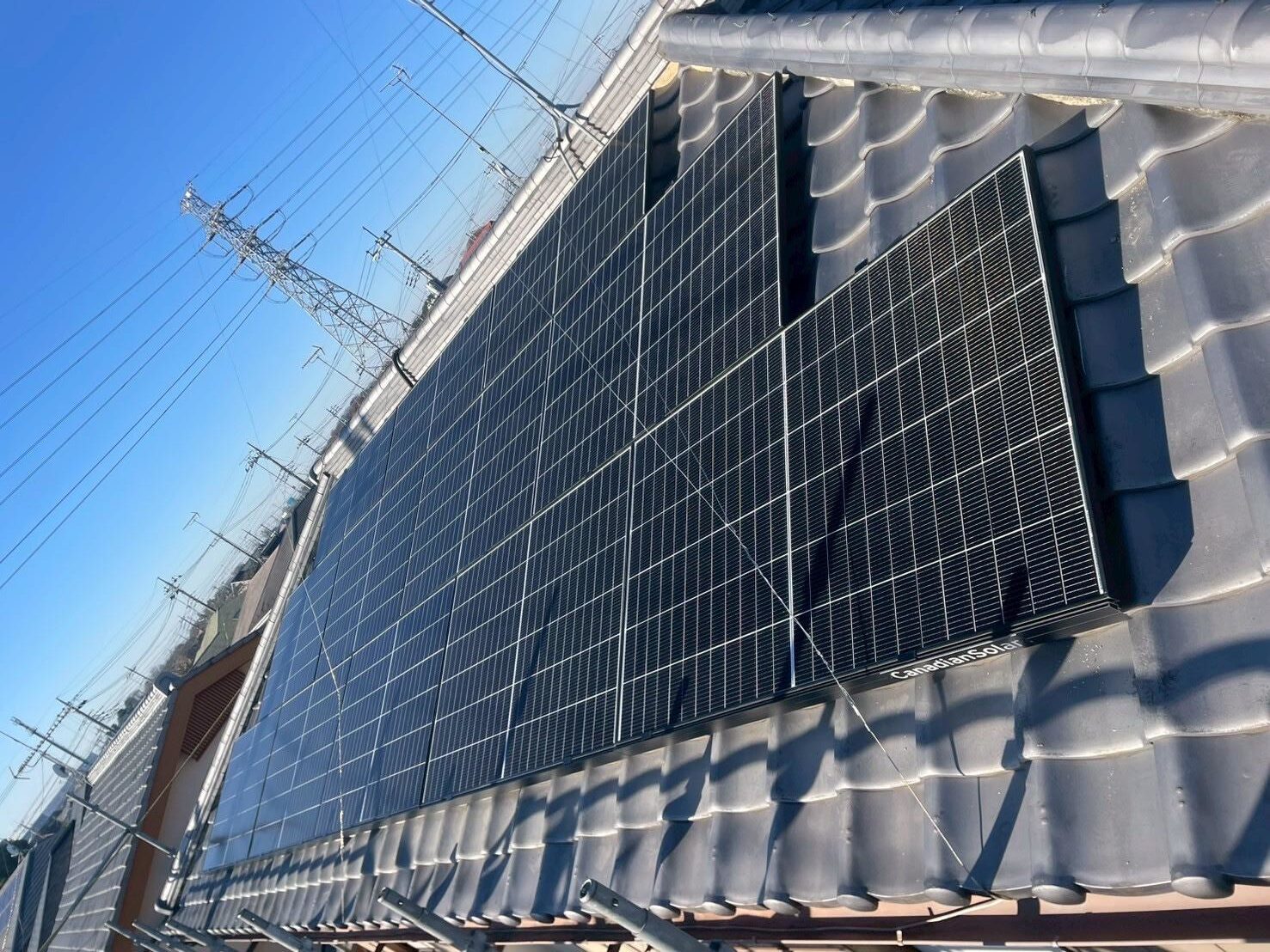 CanadianSolar・EPCube施工